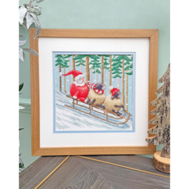 Borduurpakket Lucy Pittaway - Santa's Sled Squad - Bothy Threads     bt-xlp23