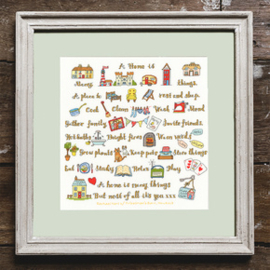 Borduurpakket Amanda Loverseed - A Home Is Many Things - Bothy Threads   bt-xal09