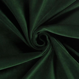 Velvet Fleece Brushed Donker groen - kleur 028