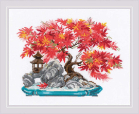 Borduurpakket Autumn Bonsai - RIOLIS   ri-2044