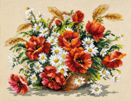 Borduurpakket Bouquet of wildflowers - Chudo Igla (Magic Needle)    ci-040-067