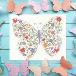 Borduurpakket Kim Anderson - Lovely Butterfly - Bothy Threads  bt-xka21