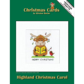 Borduurpakket Highland Card - Christmas Carol - Heritage Crafts     hc-1947a