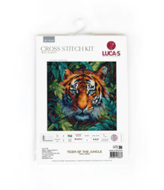 Borduurpakket Tiger of the Jungle - Luca-S     ls-bu5048