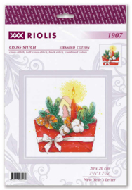 Borduurpakket New Year's Letter - RIOLIS    ri-1907