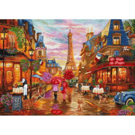 Borduurpakket After the Rain - Paris - Leti Stitch  leti-l9975