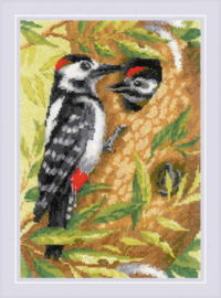 Borduurpakket Woodpecker - RIOLIS    ri-1851