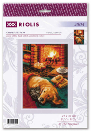 Borduurpakket By The Fireplace - RIOLIS   ri-2004