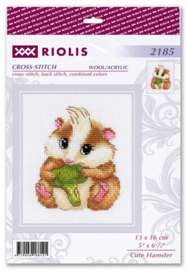 Borduurpakket Cute Hamster - RIOLIS    ri-2185