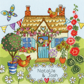 Borduurpakket Julia Rigby - Our House - Bothy Threads    bt-xjr37