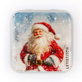 Santa Metallic Box - Leti Stitch      leti-25637