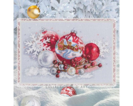 Borduurpakket Christmas Balls - RTO  rto-m00921