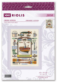 Borduurpakket Good Catch - RIOLIS   ri-2050