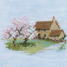 Borduurpakket Minuets - Orchard Cottage - Bothy Threads     bt-dwmin06