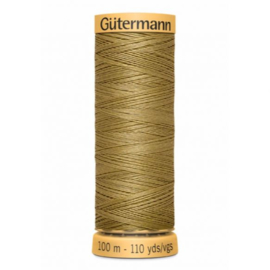 Natuurzuivere katoen 100 meter C Ne 50 / goud bruin 1136