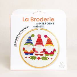 Vrij borduren pakket Santa's Gnomes - Milpoint     mil-e1-025k