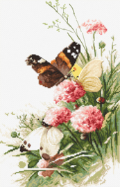 Borduurpakket Butterflies in the Field - Leti Stitch    leti-0938