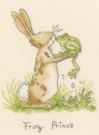 Borduurpakket Anita Jeram - Frog Prince - Bothy Threads   bt-xaj25