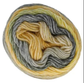 Stone washed flow Bruin Geel 16 / Haze