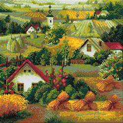 Diamond Mosaic Serbian Landscape - RIOLIS    ri-am0013