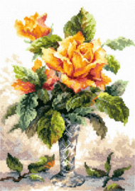 Borduurpakket Yellow roses - Chudo Igla (Magic Needle)    ci-040-079