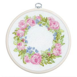 Borduurpakket Summer Wreath - Luca-S     ls-bc112