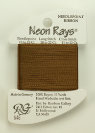 Neon Rays Umber - Rainbow Gallery    rg-n046