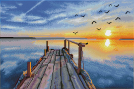 Diamond Dotz Sunset Jetty - Needleart World    nw-dd12-051