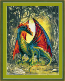 Borduurpakket Forest Dragon - RIOLIS    ri-pt0057