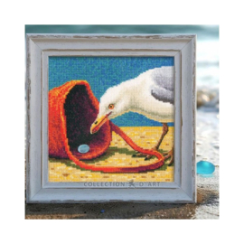 Borduurpakket Curious Seagull - RTO     rto-m01110