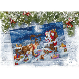 Borduurpakket Silent Night Gift - Leti Stitch    leti-l9958