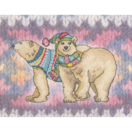 Borduurpakket Emma Ball - A Polar Pair - Bothy Threads     bt-xeb04