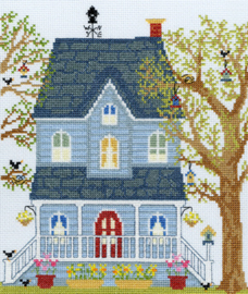 Borduurpakket New England Homes - Spring - Bothy Threads    bt-xss01