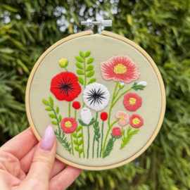 Vrij borduren pakket Wildflower Bouquet - Milpoint     mil-e1-008k