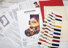 Borduurpakket Christmas Miracle Stocking - Leti Stitch   leti-l8050