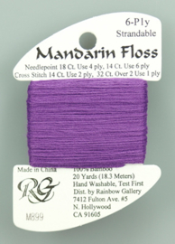 Mandarin Floss Dark Antique Violet - Rainbow Gallery    rg-m899