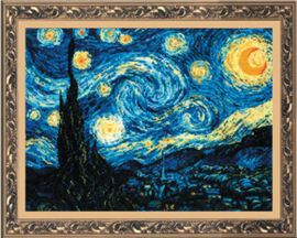 Borduurpakket Starry Night - RIOLIS    ri-1088