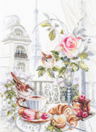 Borduurpakket Parisian Morning - Chudo Igla   ci-528-558