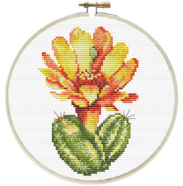 Voorbedrukt borduurpakket Yellow Cactus - Needleart World    nw-nc240-061