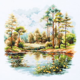 Borduurpakket Forest Lake - Magic Needle     ci-070-039