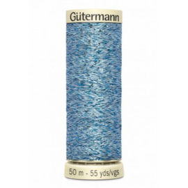 Gutermann metallic garen kleur Licht blauw nr: 143