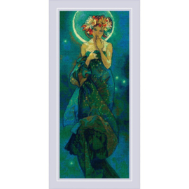 Borduurpakket The Moon after A. Mucha's Artwork - RIOLIS     ri-2340
