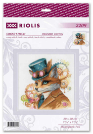 Borduurpakket Steampunk Fox - RIOLIS    ri-2209