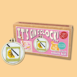 Borduurpakket Matchbox It's Gin o'Clock - ckc-mb-067