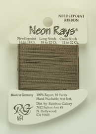 Neon Rays Gray - Rainbow Gallery      rg-n094