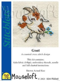 Borduurpakket Goat - Mouseloft  ml-004-r02