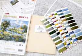 Borduurpakket Enchanted Cottage - Luca-S   ls-b615