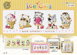 Borduurpakket Ice Cats - The Stitch Company    tsck-sog082