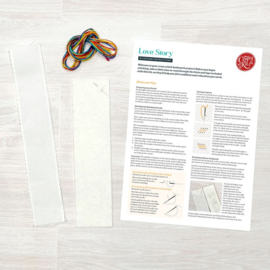 Borduurpakket Bookmark - Love Story - ckc-bm-010