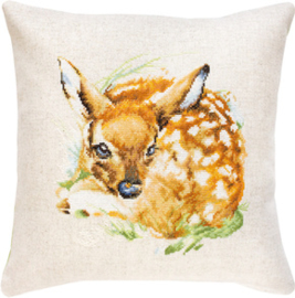 Borduurpakket Pillow Deer - Luca-S    ls-pb180